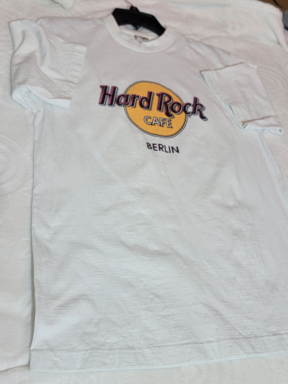 Hard Rock Cafe Berlin White Graphic T‑Shirt
